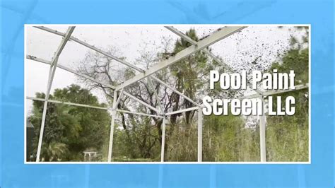 painting metal screen enclosure|pool cage painting and rescreening.